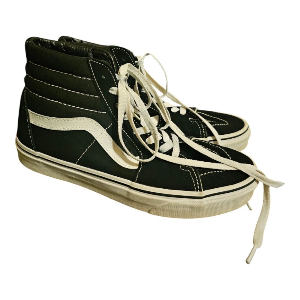 VANS | SKATE SK8-HI Black High Tops Size 9 Womens/7.5 Mens Old School